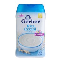 美国Gerber嘉宝原味大米米粉1段 (4-6月)婴幼儿辅食米糊227g