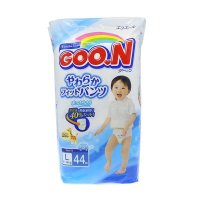 日本大王GOO.N维E系列拉拉裤 婴幼儿尿不湿纸尿裤男宝宝 大号L44片(9-14kg) 保税区发货