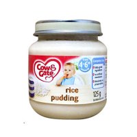 英国牛栏Cow Gate有机米粉布丁泥125g（4-6个月以上）保税区发货
