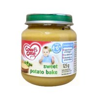 英国牛栏Cow Gate有机烤红薯蔬菜泥125g（4-6个月以上） 保税区发货