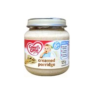 英国牛栏Cow Gate婴幼儿有机奶油燕麦泥宝宝果蔬泥添加辅食125g（6个月以上） 保税区发货