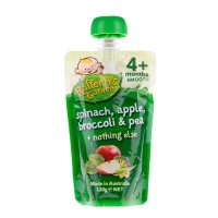 澳洲Rafferty’s Garden 婴儿幼儿辅食菠菜苹果西兰花甜豆泥 120g 保税区发货