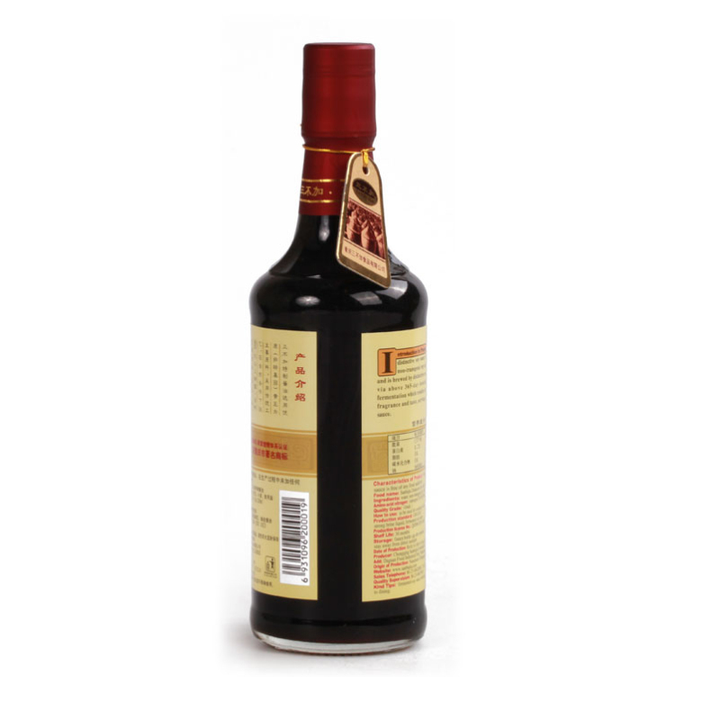 三不加特制酱油 500ml/瓶