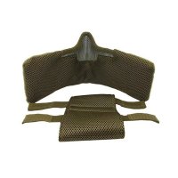 半脸钢丝面罩战术射击游戏防弹面具大面积护头颈盔具