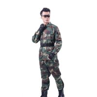 季迷彩作训服 丛林迷彩服套装 户外迷彩服二炮夏作训服