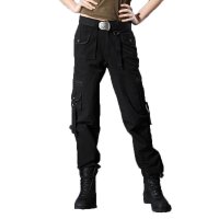 军迷服饰户外服装军绿色休闲多袋裤女登山旅行户外裤