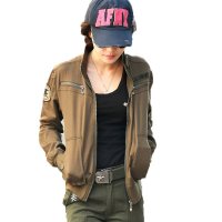 军迷服饰秋装户外冲锋衣女款上衣修身外套军装长袖t恤