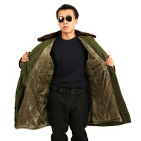 07式冬季加长款军大衣男保安大衣军棉大衣棉袄