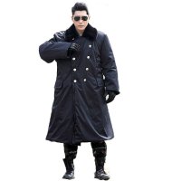 07式荒漠防寒服棉袄子男款加厚加长款棉军大衣男