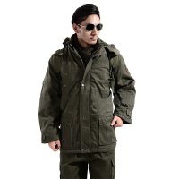 07式军绿大衣户外纯棉 棉大衣冬季军大衣短款外套