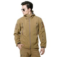 军迷服饰秋冬户外男式抓绒衣软壳衣冲锋衣迷彩服迷彩夹克上衣男装外套