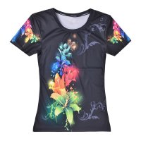 运动速干衣功能内衣吸湿排汗速干夏装T恤羽毛球足球篮球健身休闲T恤印花