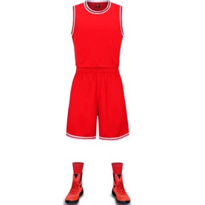 夏季 无袖圆领透气吸汗速干足球衣篮球服套装 可个性印字印号