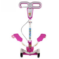 户外运动体育用品滑板车两个轮子的板车 儿童扭扭车带音乐滑板车尼龙剪刀小孩童车溜溜车4轮踏板
