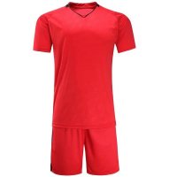 夏季休闲透气童装足球服套装儿童足球训练服小学生队服光板短袖足球衣