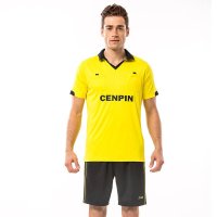 足球服男裁判服男运动套装足球训练服男士对抗服