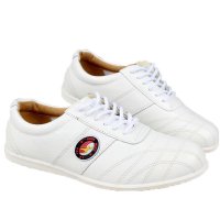 户外运动低帮前系带太极练功鞋 武术鞋 软牛皮鞋 太极拳鞋 真皮皮鞋