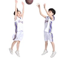 夏季成人男女儿童无袖透气运动篮球服中大童NBA球队篮球服装运动套装