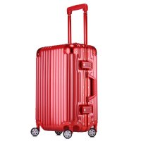 时尚简单铝框拉杆箱万向轮20寸24寸29行李箱女男旅行箱包登机箱