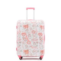 时尚可爱风拉杆箱旅行箱包大小行李箱登机密码皮箱子男女20寸24寸28寸