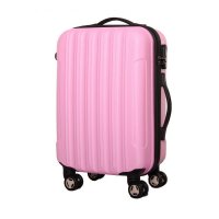时尚简版纯色拉杆箱万向轮铝框箱耐磨抗震20/24/28寸 行李箱男女 登机箱