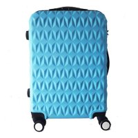 时尚菱形ABS拉链拉杆箱防水手提旅行包可定制拉杆箱爆款旅行袋行李箱