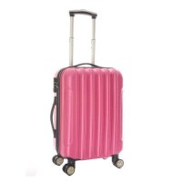 时尚简款条纹耐磨抗震万向轮拉杆箱 旅行箱行李箱登机箱