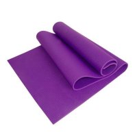 户外运动PVC瑜伽垫 6mm纯色环保瑜珈垫 健身毯