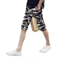 户外运动军迷服青年男士休闲裤短裤6分裤子帅气修身沙滩裤夏季