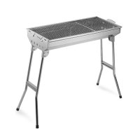 户外不锈钢烧烤炉家用木炭烤架加厚折叠烧烤BBQ定制