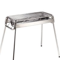 户外家用不锈钢野外烧烤架 加大号折叠便携烧烤炉木炭烤炉