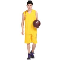 户外运动网服套装篮球服套装 运动服篮球衣服男款透气宽松无袖训练比赛队服印号码