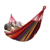 双人吊床户外野营室内休闲秋千送绑绳收纳袋帆布吊床
