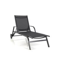 户外用品午休躺椅靠背躺床铝合金室外阳台休闲舒适躺床折叠躺床沙滩躺床
