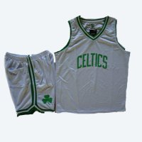 夏季凯尔特人小孩短袖短裤薄款篮球服套装NBA大童篮球服球迷版