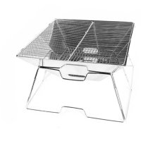 户外运动不锈钢烧烤炉便携式可折叠烧烤架 碳炉 多人烧烤架 木炭烤炉