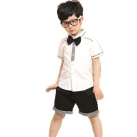 户外运动儿童表演服中小学生大合唱舞台演出服背带裤男女组合节目