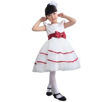 户外运动夏季儿童装舞蹈服主持独唱表演服女童公主裙蓬蓬裙礼服演出服