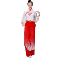 元旦春节成人秧歌表演服女款古典民族舞蹈演出服中老年广场舞