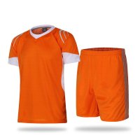 户外运动2016年春夏季足球服套装男女夏组队V领白板大码透气足球衣训练服