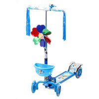 户外运动2016年春夏季儿童滑板车三轮四轮折叠车闪光轮 均码