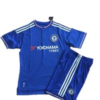 切尔西俱乐部球衣 15-16主客场法布雷加斯车路士球迷版儿童学生男女短袖足球队服套装