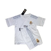皇马俱乐部球衣 15-16第二主客场10号J罗球迷版儿童学生男女短袖足球服套装 足球比赛训