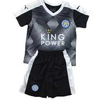 莱斯特城俱乐部球衣15-16主客场短袖足球服套装男 9号瓦尔迪客场队儿童学生短款足球服