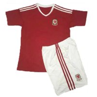 德国捷克智利队主场儿童学生足球服套装 奥地利北爱尔兰威尔士俱乐部 主客场短袖短款儿童球衣版