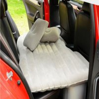 户外运动汽车植绒车载充气床充气垫 汽车床垫 车震床垫135*90*42