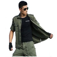 户外运动军迷户外男款迷彩服套装101空降师军衬特种兵野外作战工作服纯棉多袋