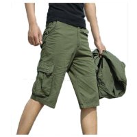 户外运动户外纯棉男士夏军绿色迷彩休闲短裤军迷裤作训战术裤子工装裤耐磨