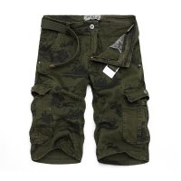 户外运动2016男士运动直筒五分裤 工装迷彩短裤 大码男式休闲裤