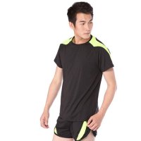 户外运动2016春夏男健身服套装 运动休闲服 瑜伽服 短裤跑步服健美操服装